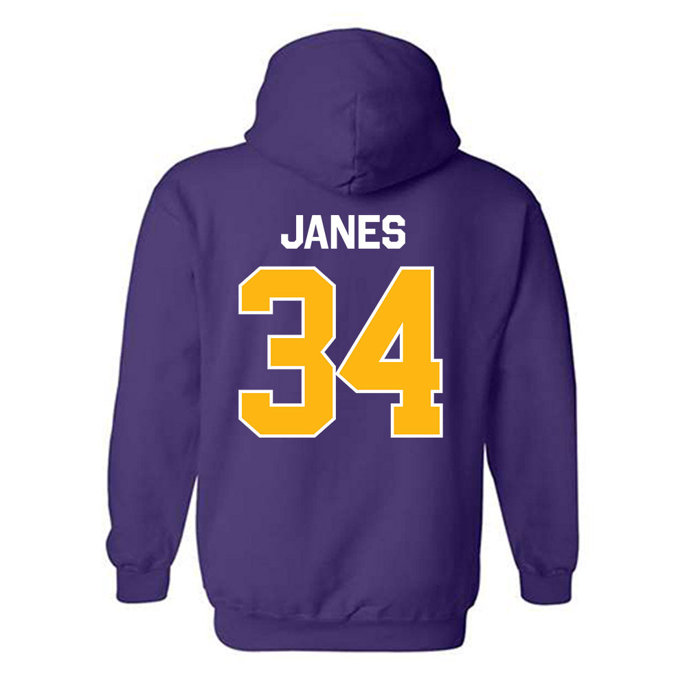 Northern Iowa - NCAA Women's Basketball : Kaylynn Janes - Classic Shersey Hooded Sweatshirt-1