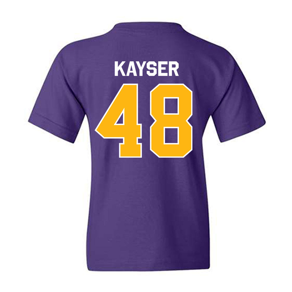 Northern Iowa - NCAA Football : Connor Kayser - Classic Shersey Youth T-Shirt-1