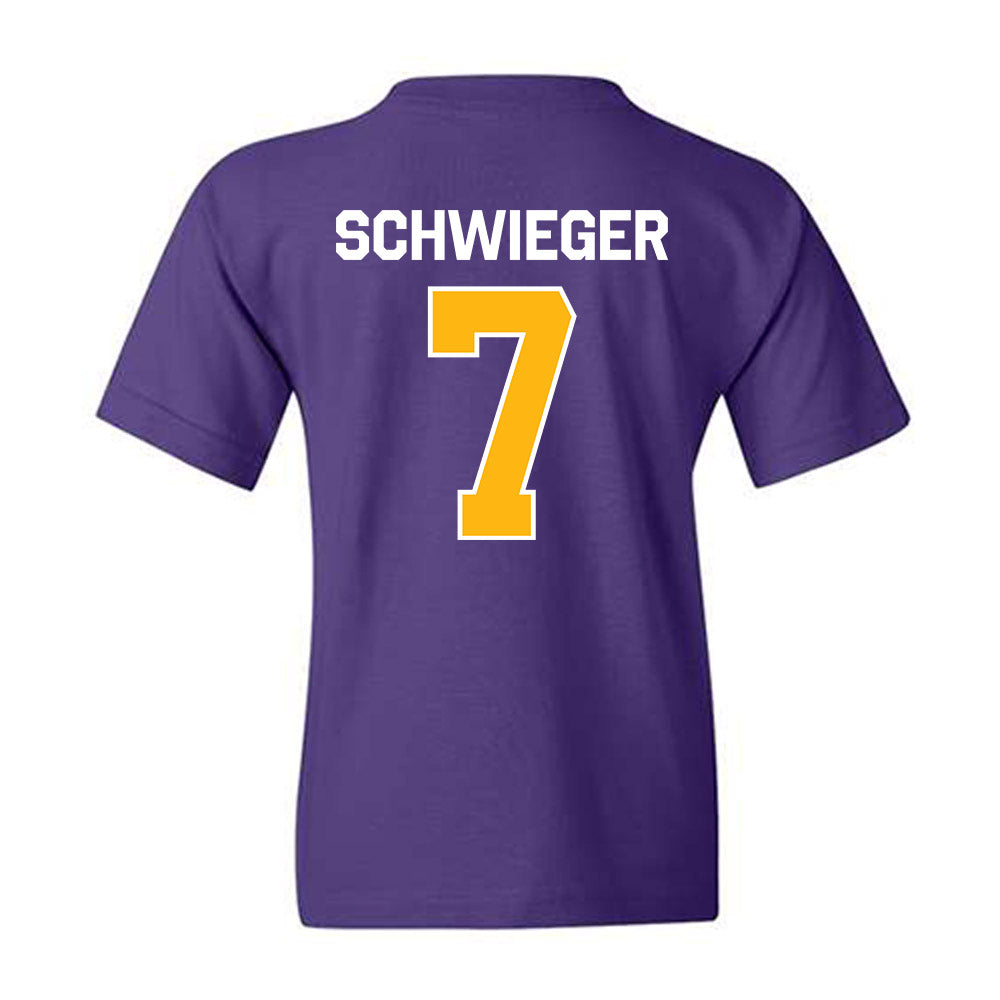 Northern Iowa - NCAA Men's Basketball : Ben Schwieger - Classic Shersey Youth T-Shirt-1