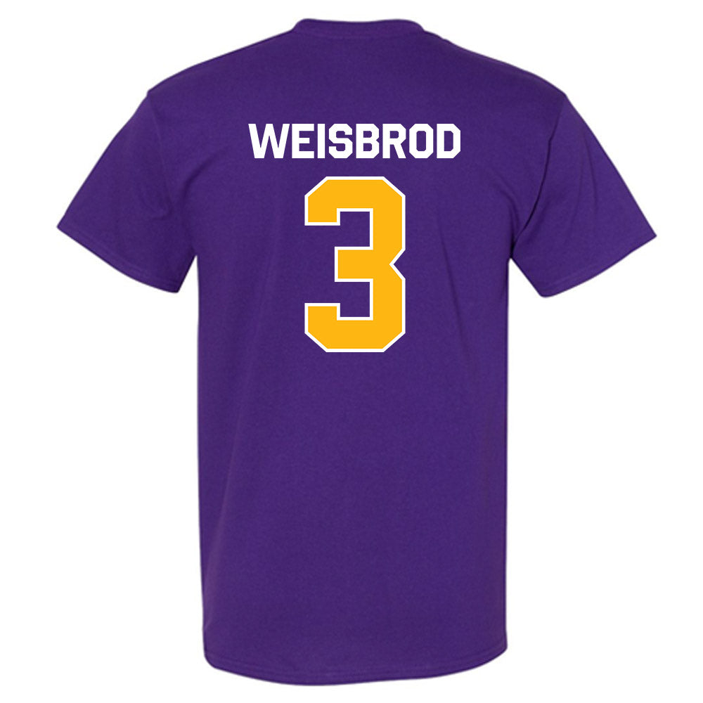 Northern Iowa - NCAA Men's Basketball : Max Weisbrod - Classic Shersey T-Shirt-1