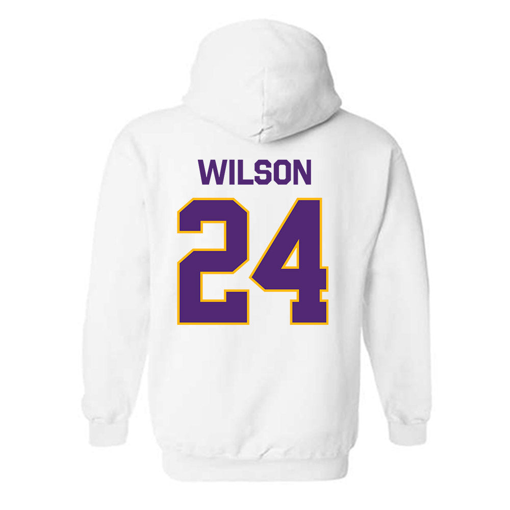 Northern Iowa - NCAA Men's Basketball : Jalen Wilson - Classic Shersey Hooded Sweatshirt-1