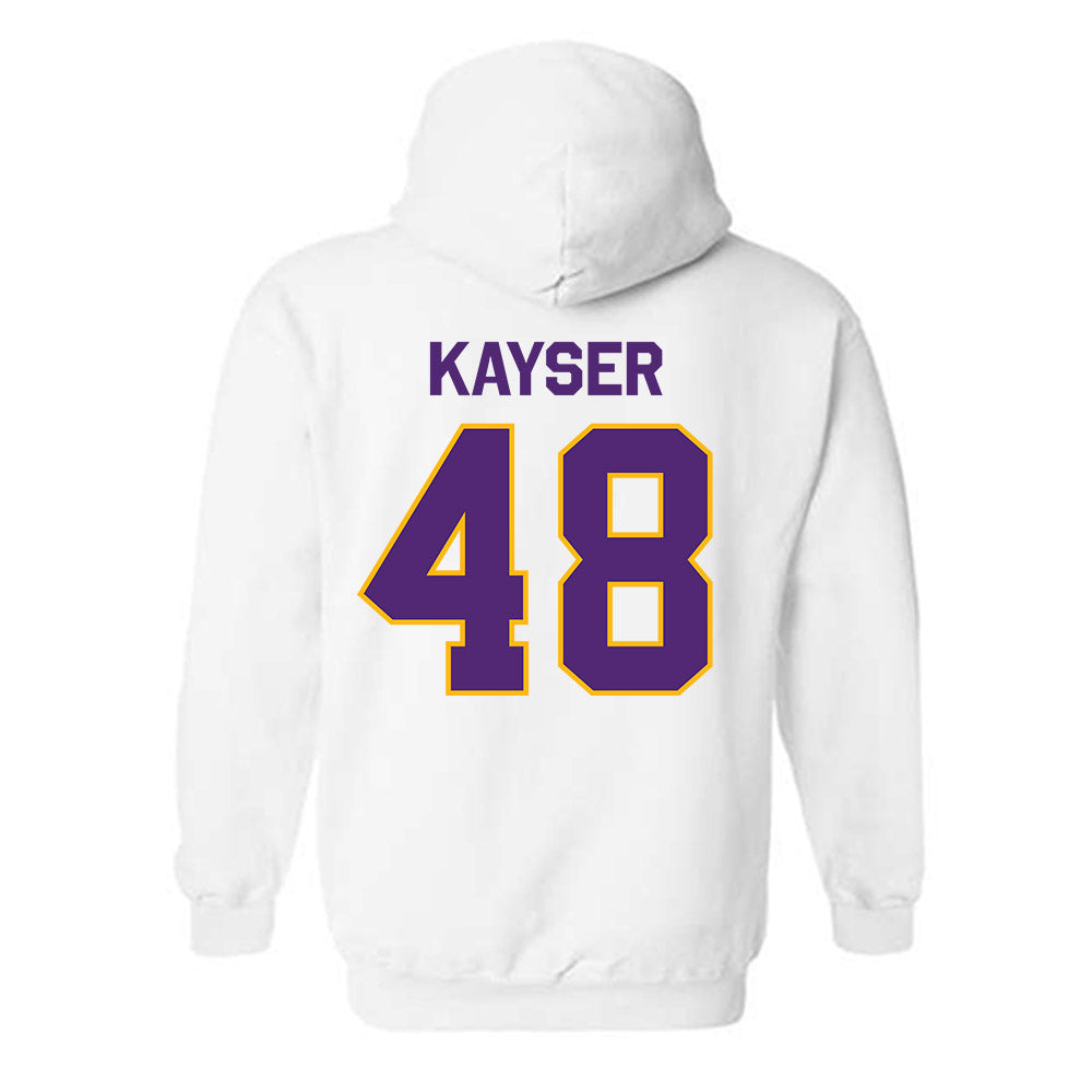 Northern Iowa - NCAA Football : Connor Kayser - Classic Shersey Hooded Sweatshirt-1