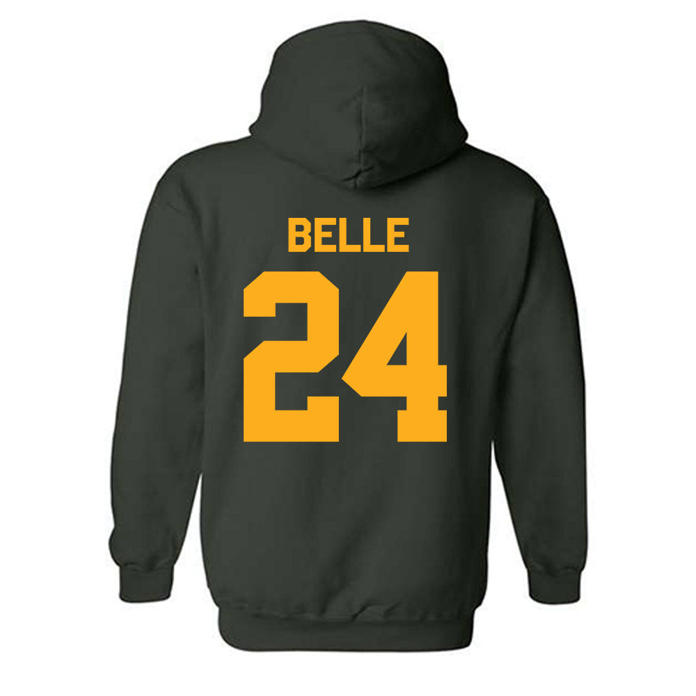 Wayne State - NCAA Men's Basketball : Devin Belle - Classic Shersey Hooded Sweatshirt-1