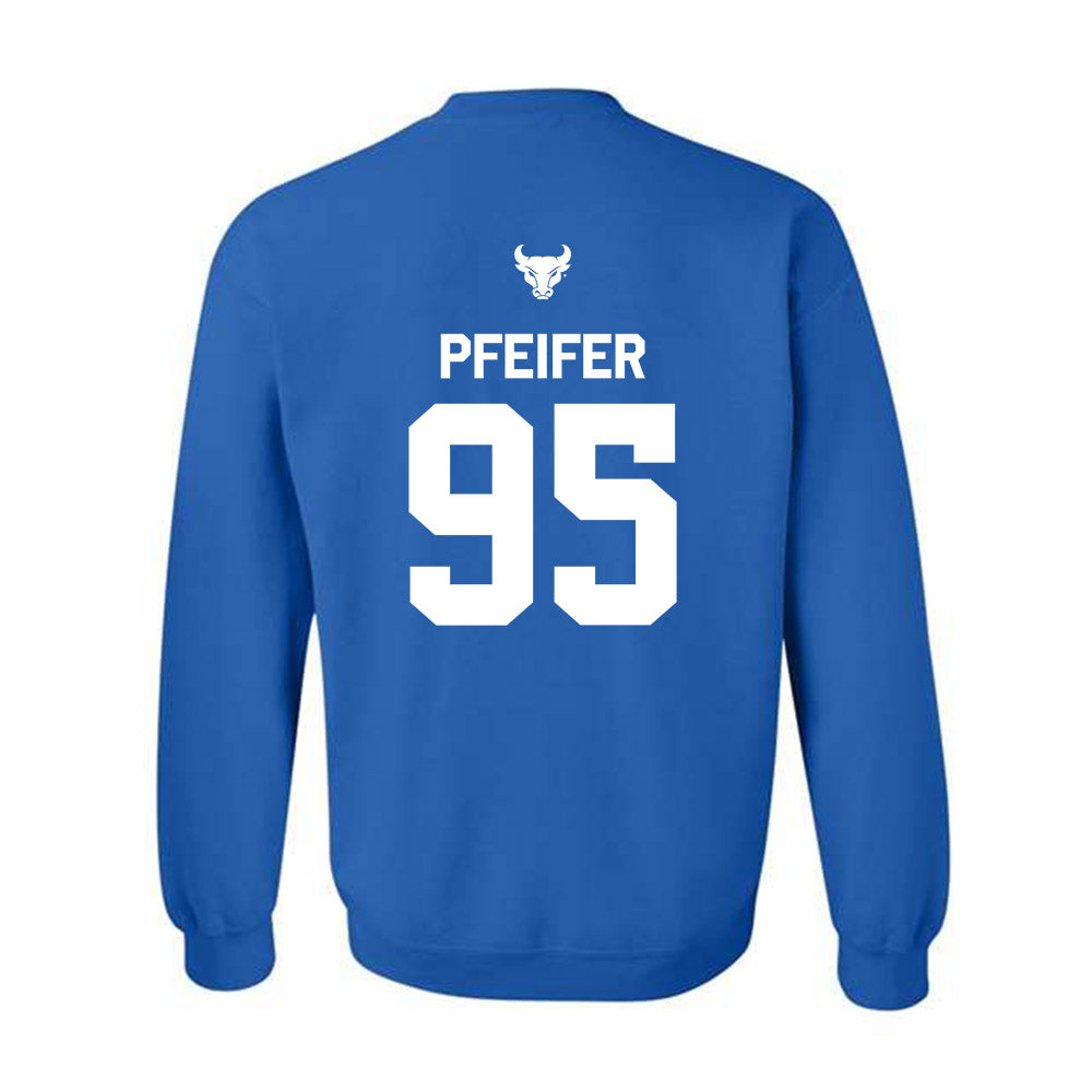Buffalo - NCAA Football : Evan Pfeifer - Classic Shersey Crewneck Sweatshirt-1