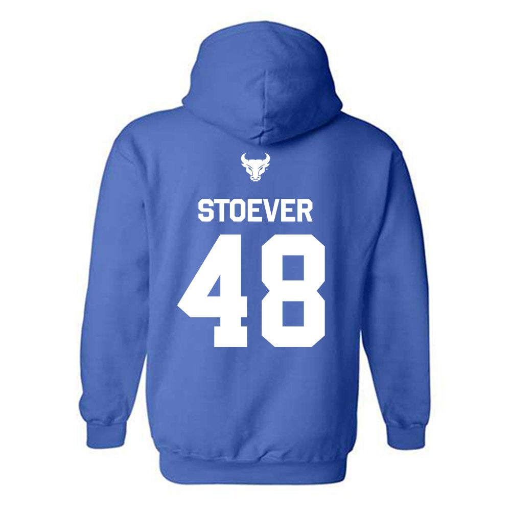 Buffalo - NCAA Football : Joseph Stoever - Classic Shersey Hooded Sweatshirt-1