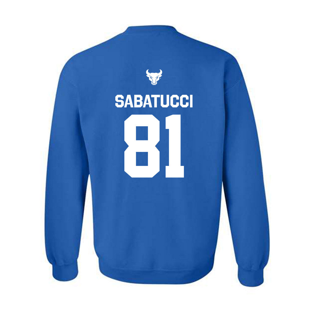Buffalo - NCAA Football : TJ Sabatucci - Classic Shersey Crewneck Sweatshirt-1