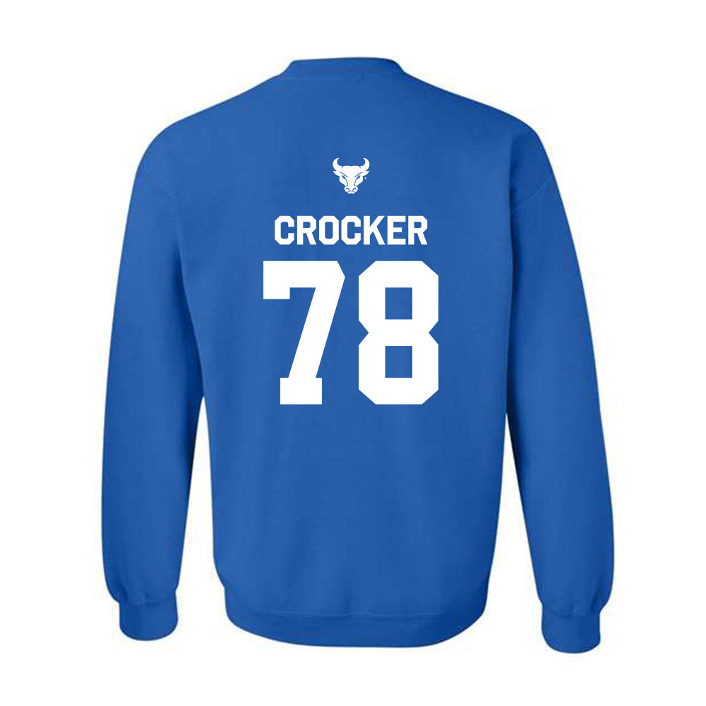 Buffalo - NCAA Football : Joe Crocker - Classic Shersey Crewneck Sweatshirt-1