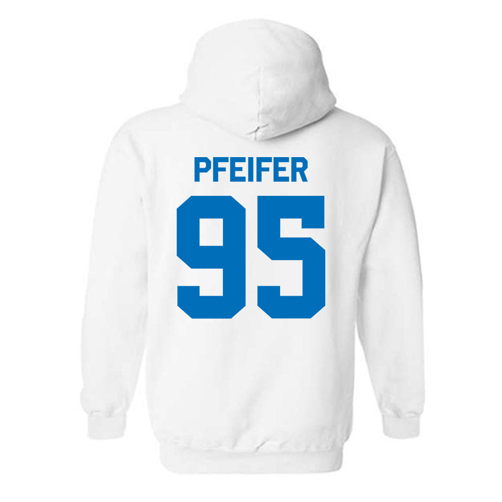 Buffalo - NCAA Football : Evan Pfeifer - Classic Shersey Hooded Sweatshirt-1