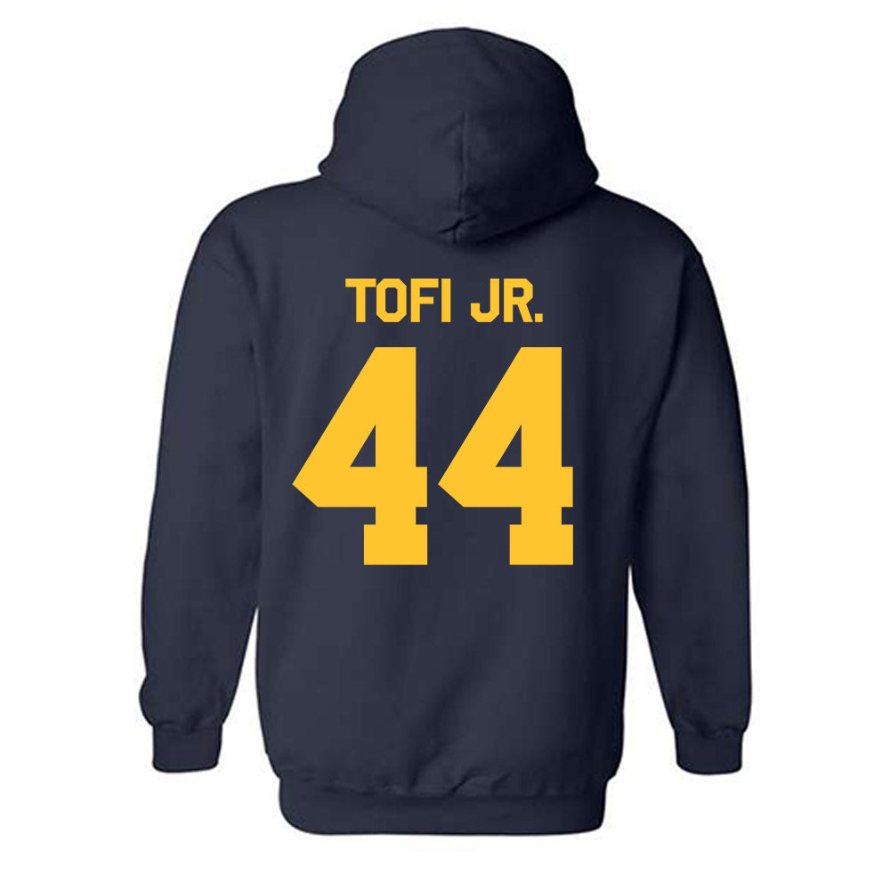 UC Berkeley - NCAA Football : John Tofi Jr. - Classic Shersey Hooded Sweatshirt-1