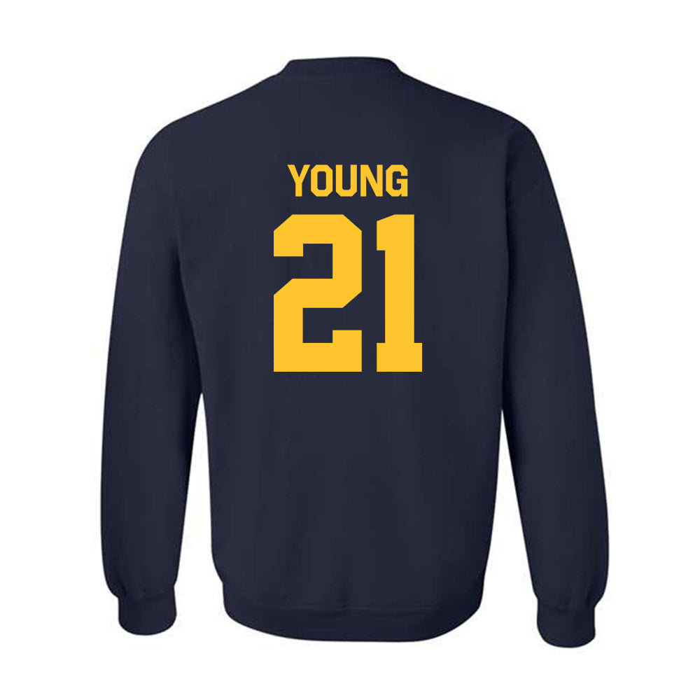 UC Berkeley - NCAA Football : Jae'on Young - Classic Shersey Crewneck Sweatshirt-1