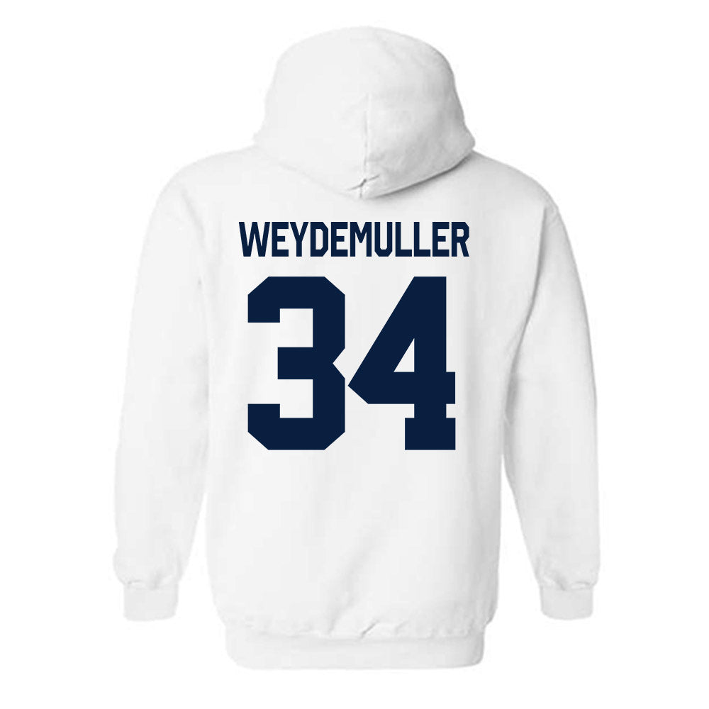 UC Berkeley - NCAA Football : Tobey Weydemuller - Classic Shersey Hooded Sweatshirt-1