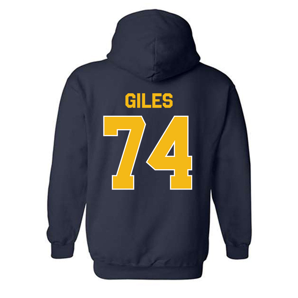 Northern Arizona - NCAA Football : Jefferson Giles - Classic Shersey Hooded Sweatshirt-1