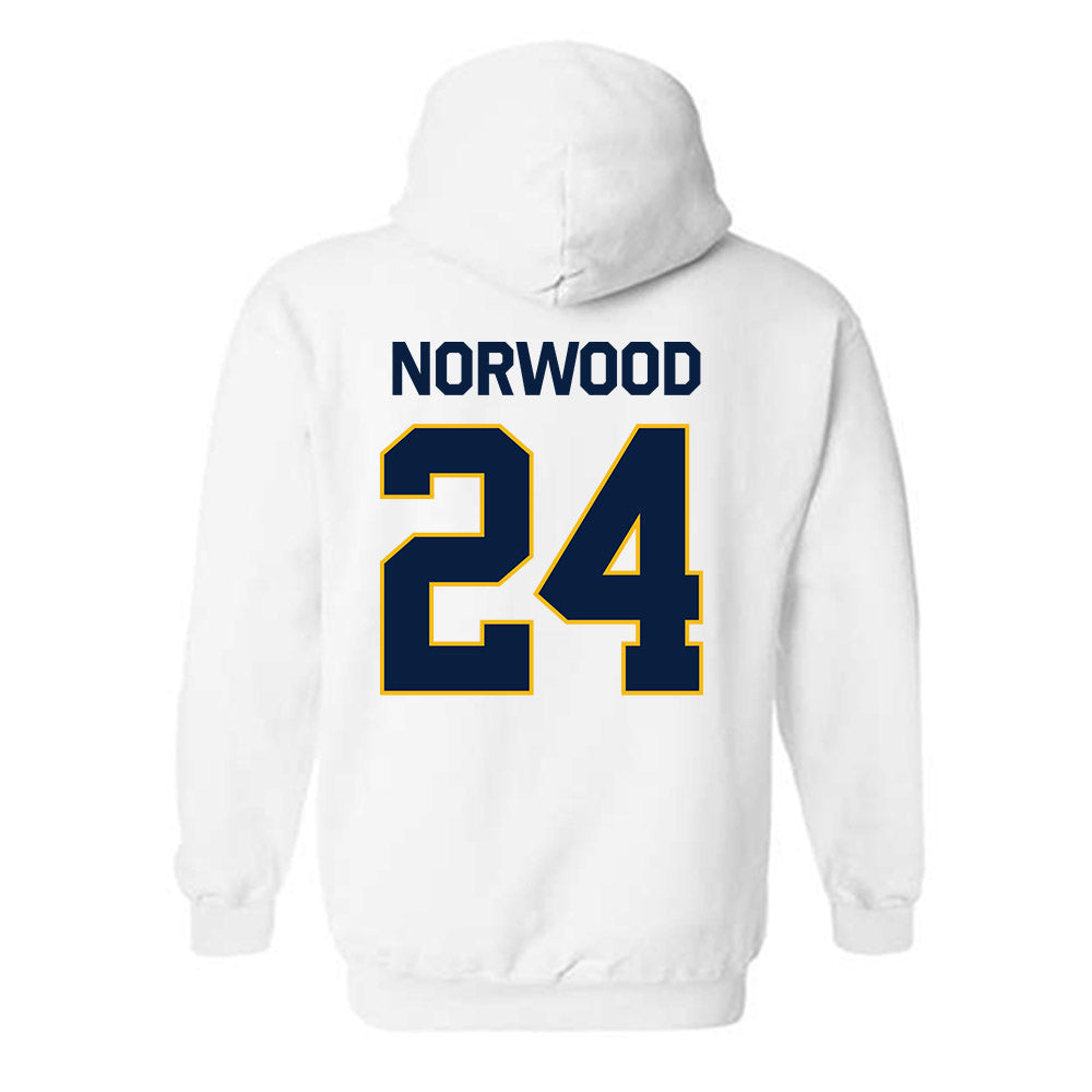 Northern Arizona - NCAA Football : Nehemiah Norwood - Classic Shersey Hooded Sweatshirt-1