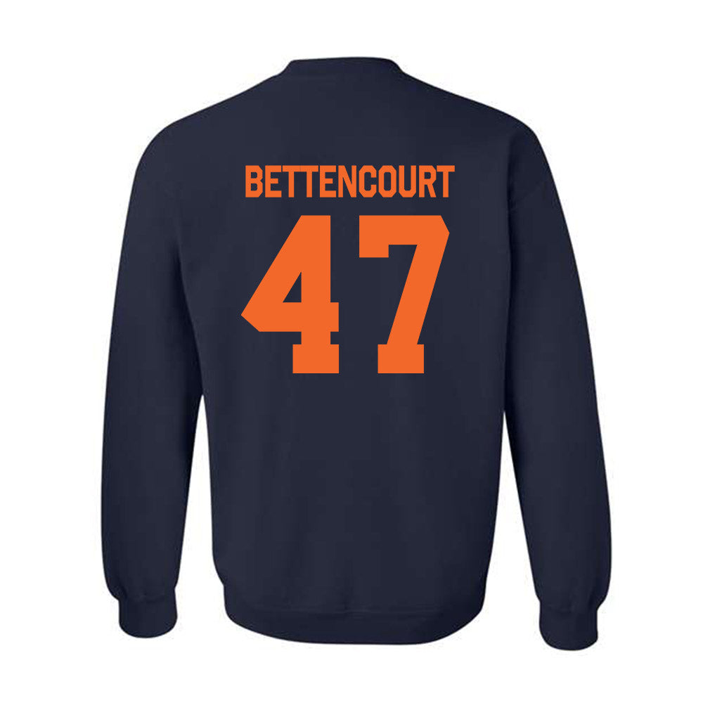 FPU - NCAA Baseball : Matt Bettencourt - Classic Shersey Crewneck Sweatshirt-1