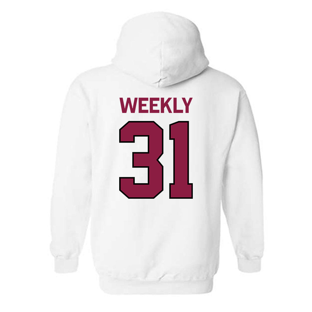 NMSU - NCAA Baseball : Dylan Weekly - Classic Shersey Hooded Sweatshirt-1
