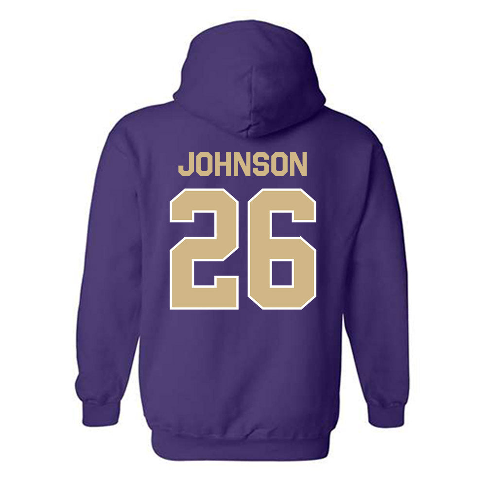 Washington - NCAA Football : Elias Johnson - Classic Shersey Hooded Sweatshirt-1