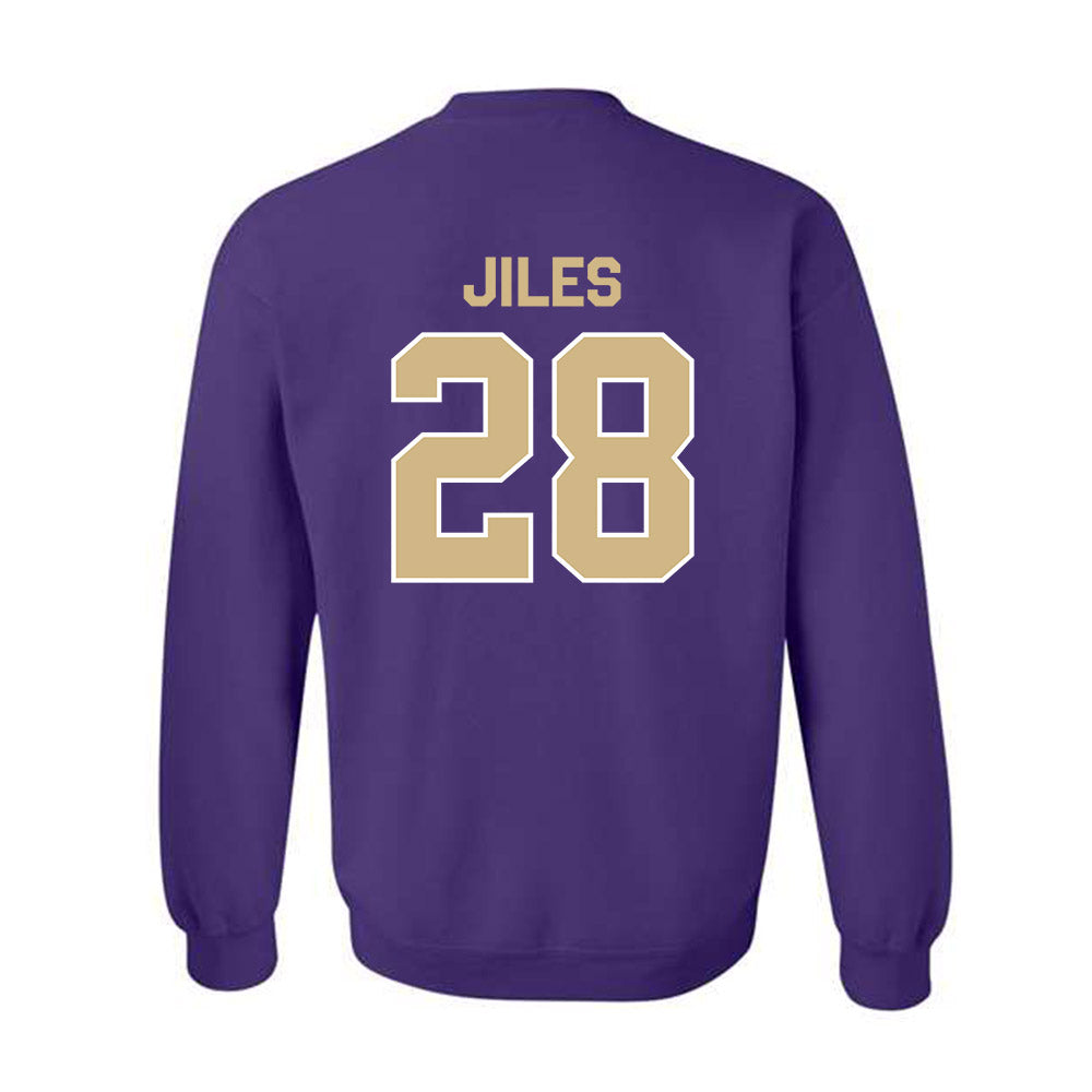 Washington - NCAA Football : Ksani Jiles - Classic Shersey Crewneck Sweatshirt-1