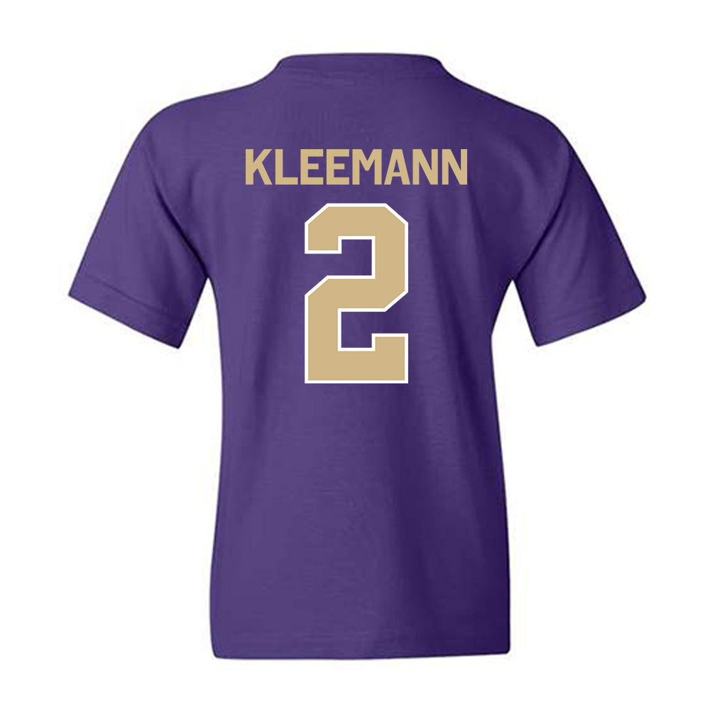 Washington - NCAA Men's Soccer : Philip Kleemann - Classic Shersey Youth T-Shirt-1