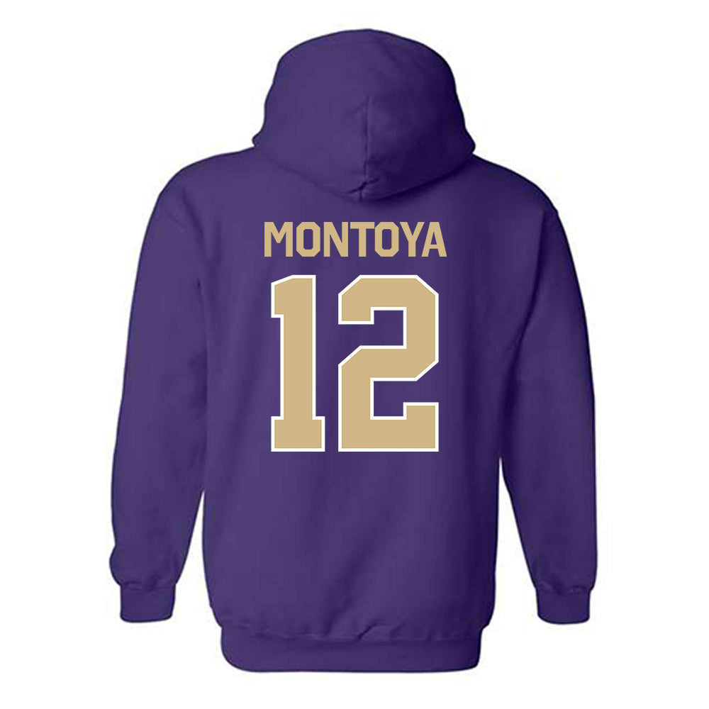 Washington - NCAA Women's Soccer : Maylen Montoya - Classic Shersey Hooded Sweatshirt-1