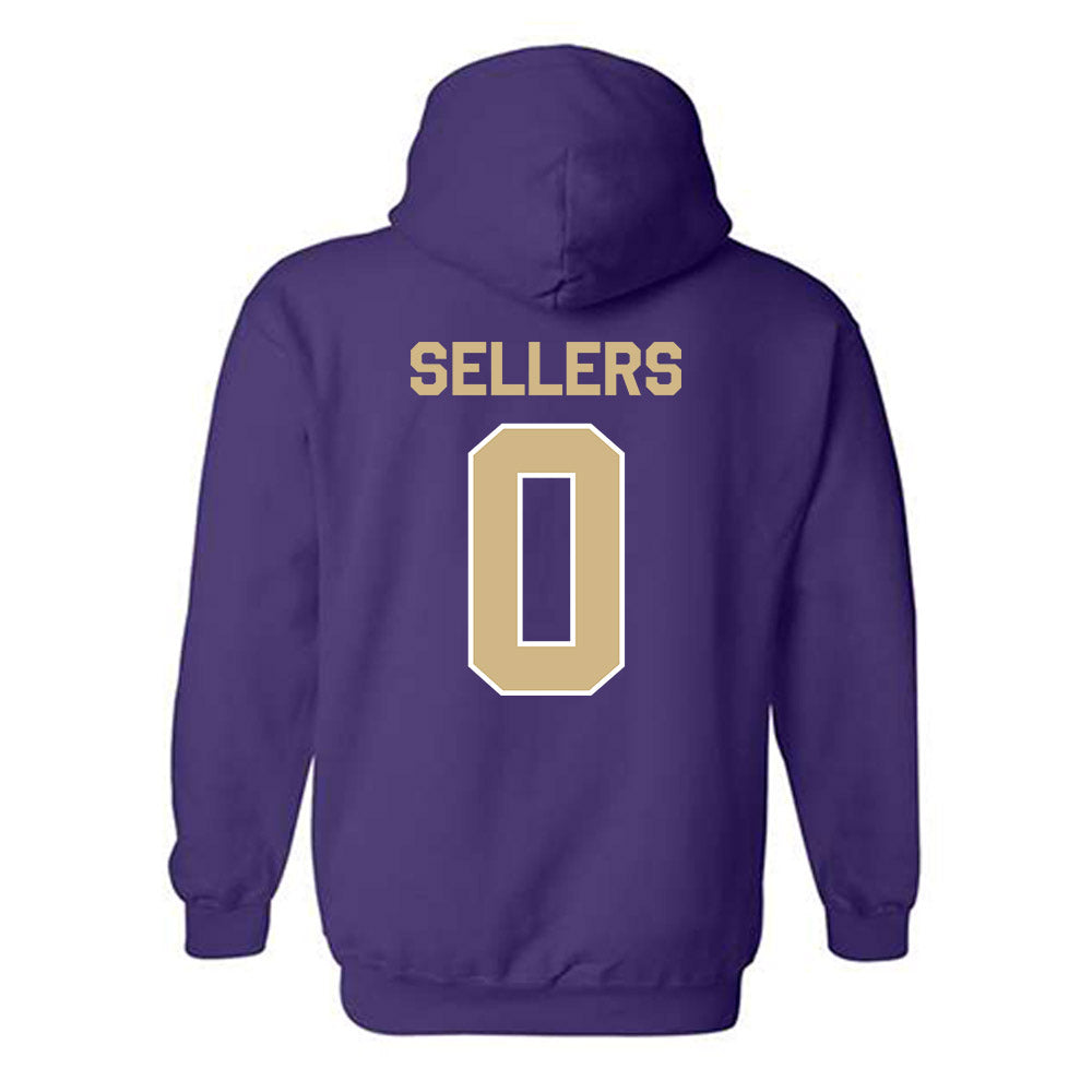Washington - NCAA Women's Basketball : Sayvia Sellers - Classic Shersey Hooded Sweatshirt-1