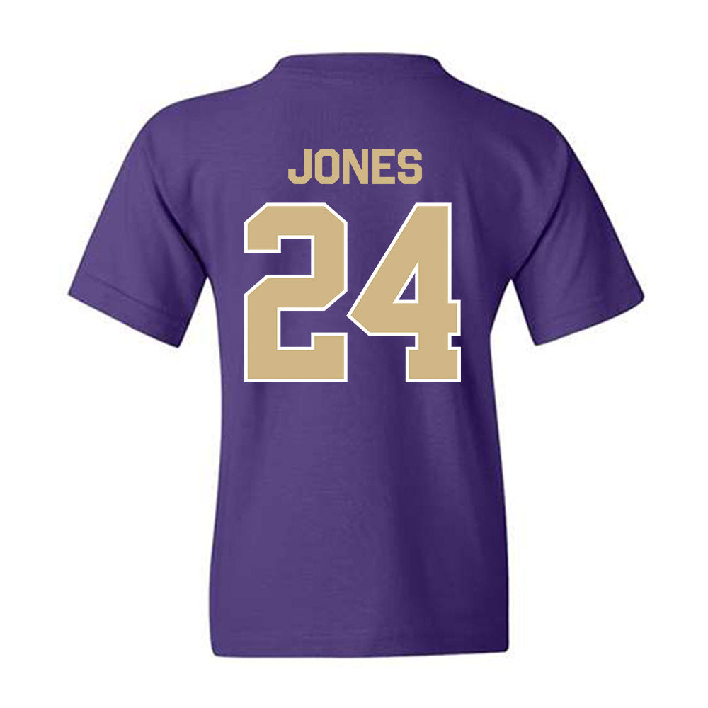 Washington - NCAA Football : Jeron Jones - Classic Shersey Youth T-Shirt-1