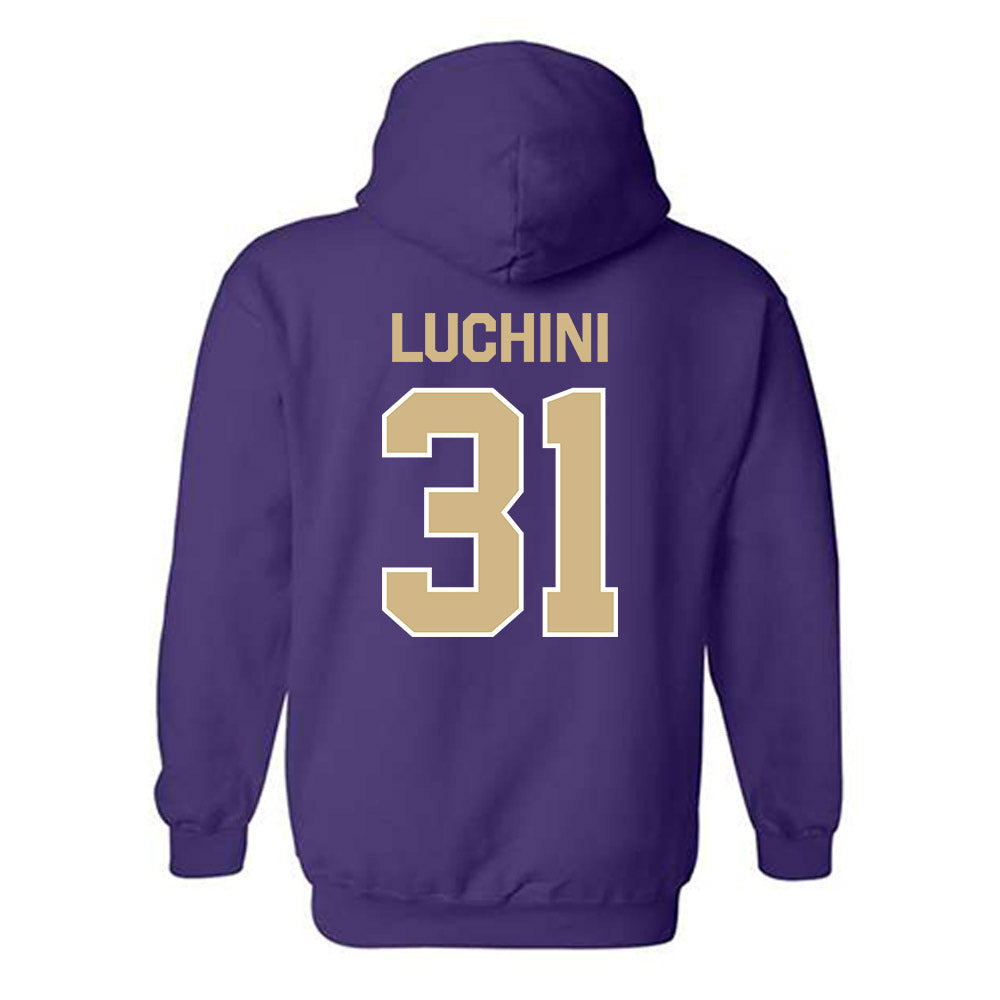 Washington - NCAA Football : Luke Luchini - Classic Shersey Hooded Sweatshirt-1