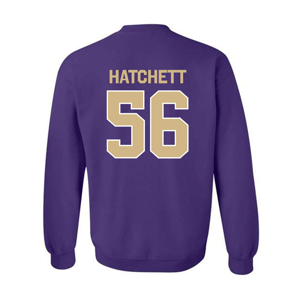 Washington - NCAA Football : Geirean Hatchett - Classic Shersey Crewneck Sweatshirt-1