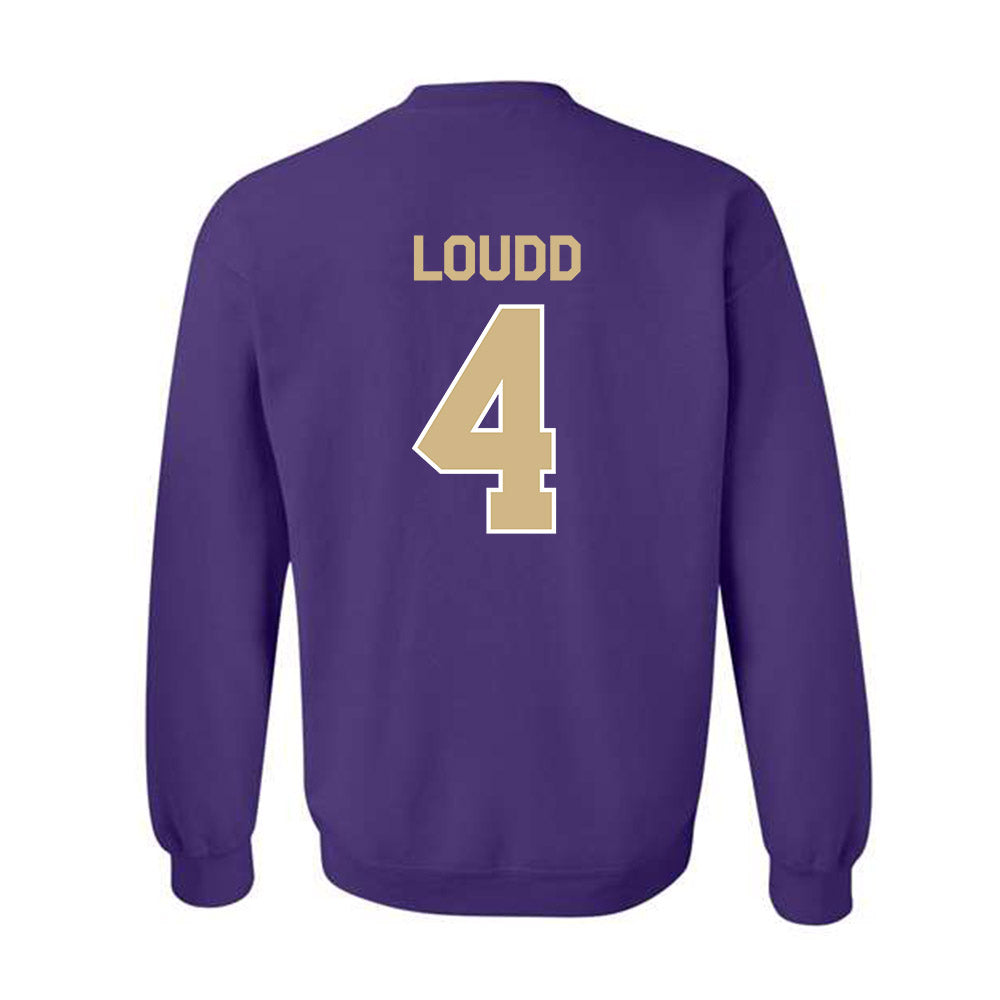 Washington - NCAA Women's Soccer : Maya Loudd - Classic Shersey Crewneck Sweatshirt-1
