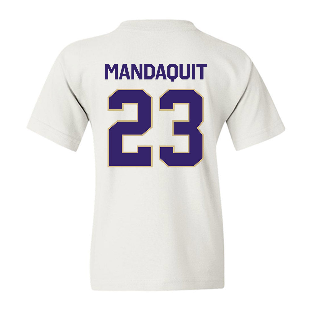 Washington - NCAA Men's Basketball : JJ Mandaquit - Classic Shersey Youth T-Shirt-1