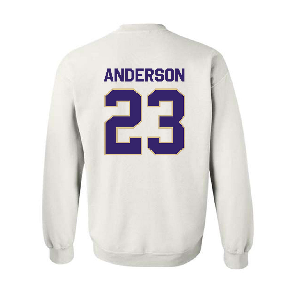 Washington - NCAA Women's Basketball : Olivia Anderson - Classic Shersey Crewneck Sweatshirt-1