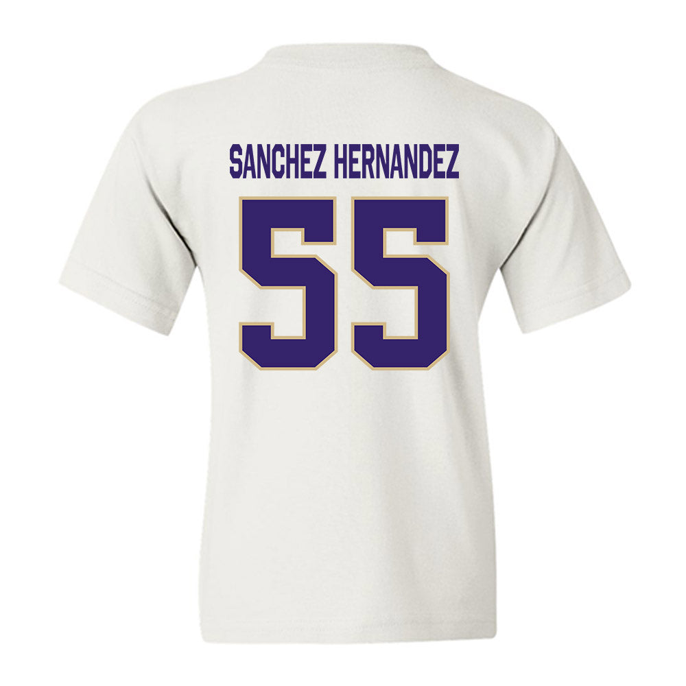 Washington - NCAA Football : Victor Sanchez Hernandez - Classic Shersey Youth T-Shirt-1