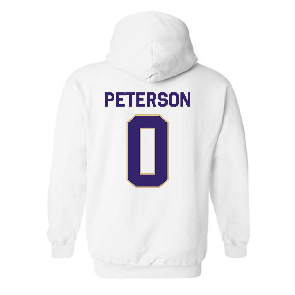Washington - NCAA Men's Basketball : Quimari Peterson - Classic Shersey Hooded Sweatshirt-1
