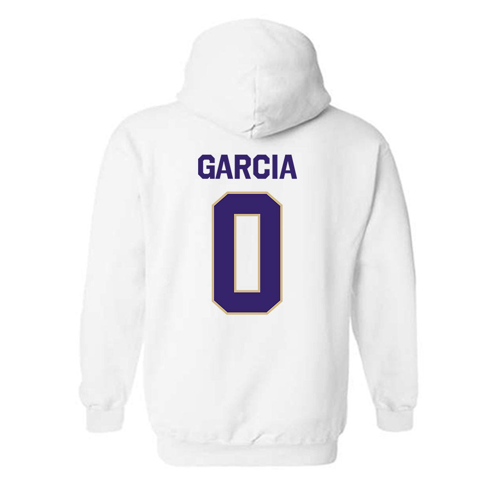Washington - NCAA Women's Basketball : Amayah Garcia - Classic Shersey Hooded Sweatshirt-1