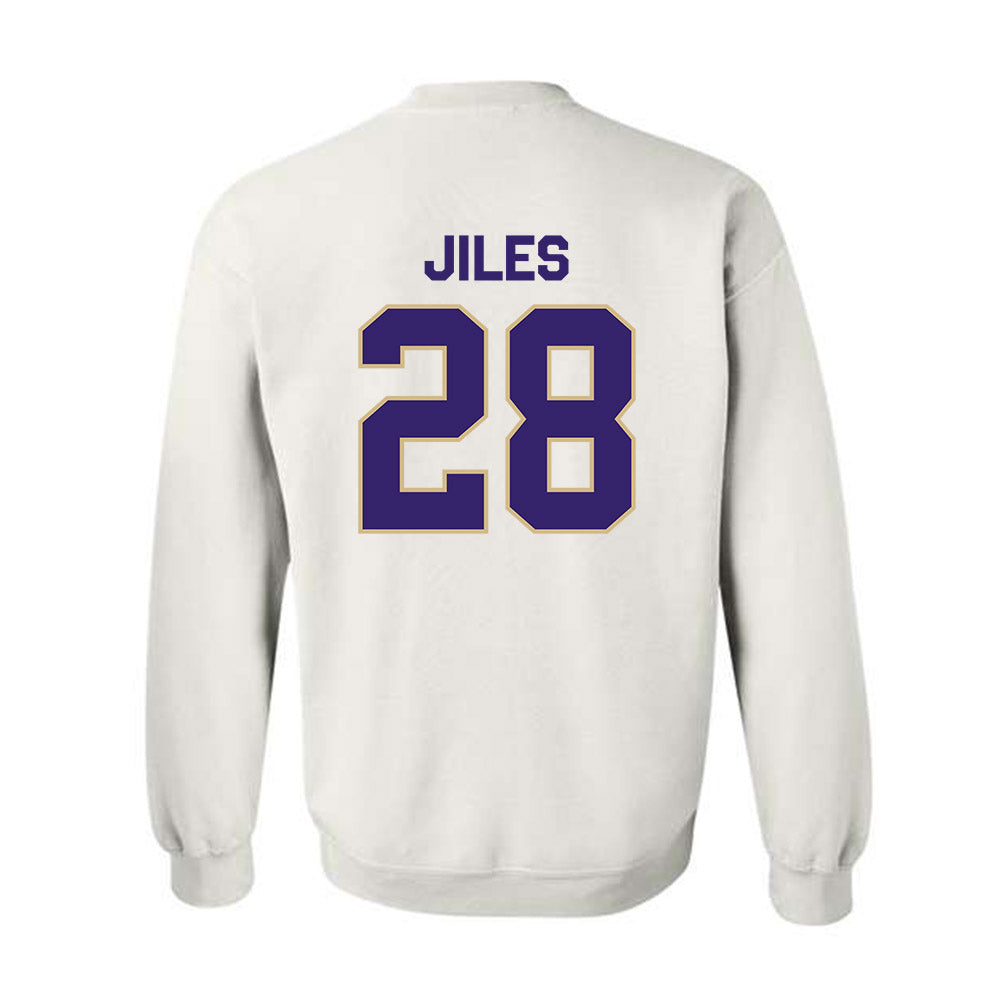 Washington - NCAA Football : Ksani Jiles - Classic Shersey Crewneck Sweatshirt-1