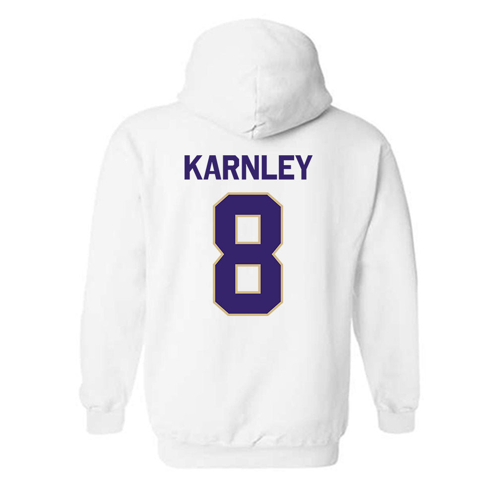 Washington - NCAA Football : Emmanuel Karnley - Classic Shersey Hooded Sweatshirt-1