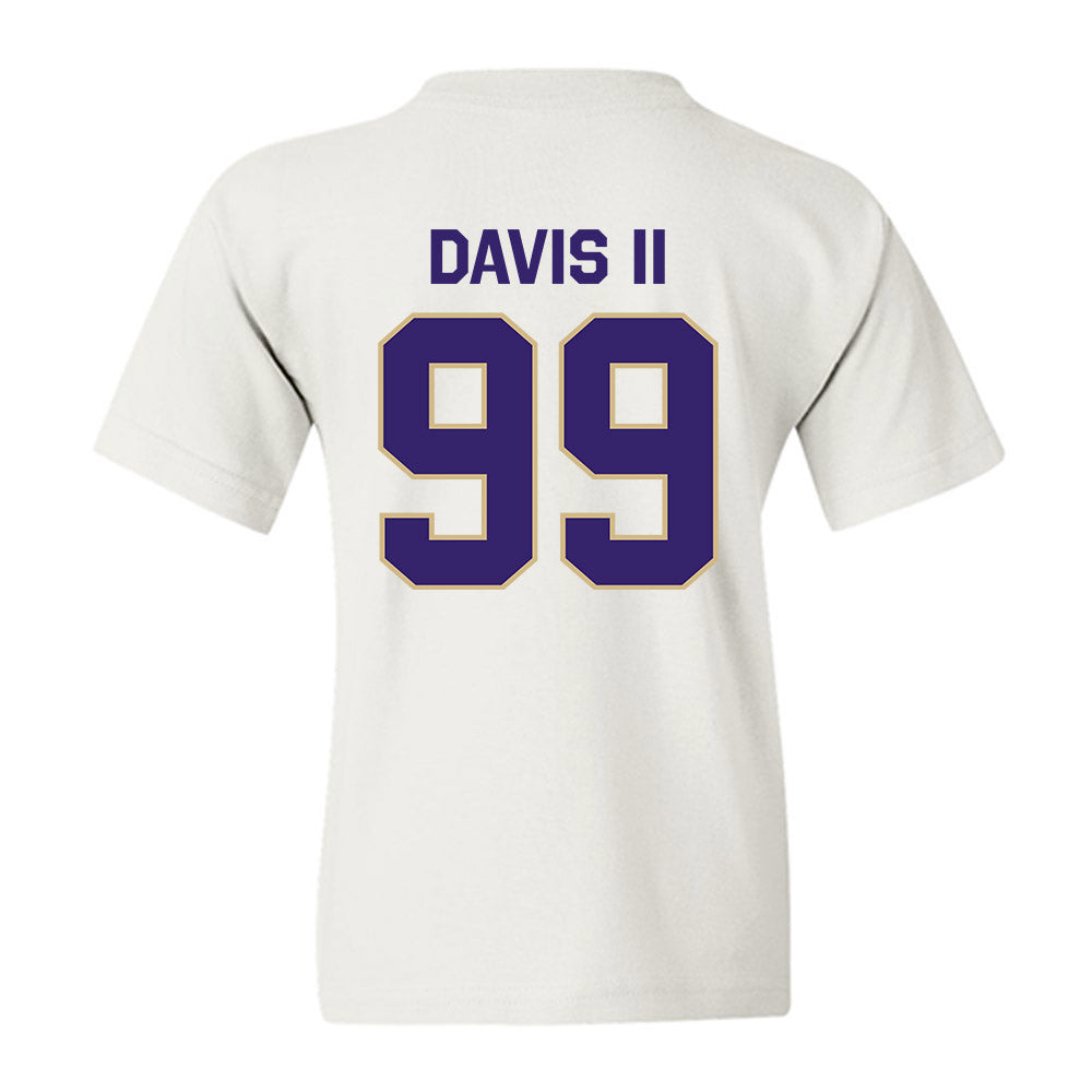 Washington - NCAA Football : Russell Davis II - Classic Shersey Youth T-Shirt-1