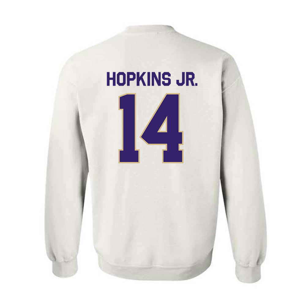 Washington - NCAA Football : Milton Hopkins Jr. - Classic Shersey Crewneck Sweatshirt-1