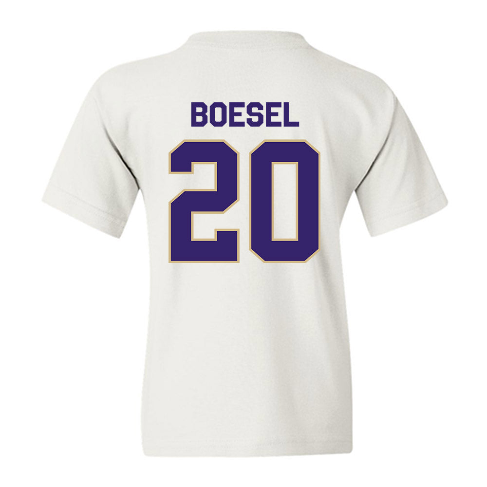 Washington - NCAA Baseball : Carson Boesel - Classic Shersey Youth T-Shirt-1