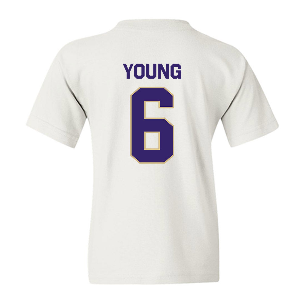Washington - NCAA Baseball : Landon Young - Classic Shersey Youth T-Shirt-1