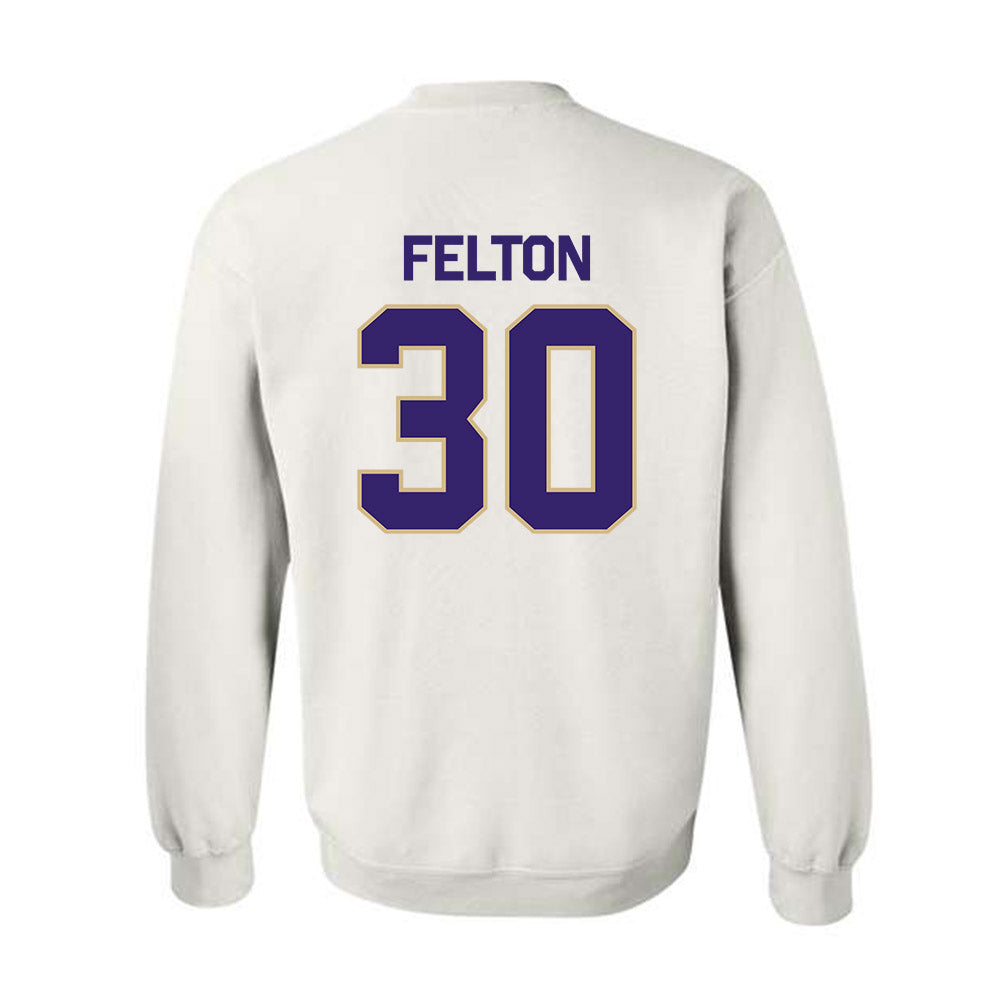 Washington - NCAA Men's Soccer : Jaeger Felton - Classic Shersey Crewneck Sweatshirt-1