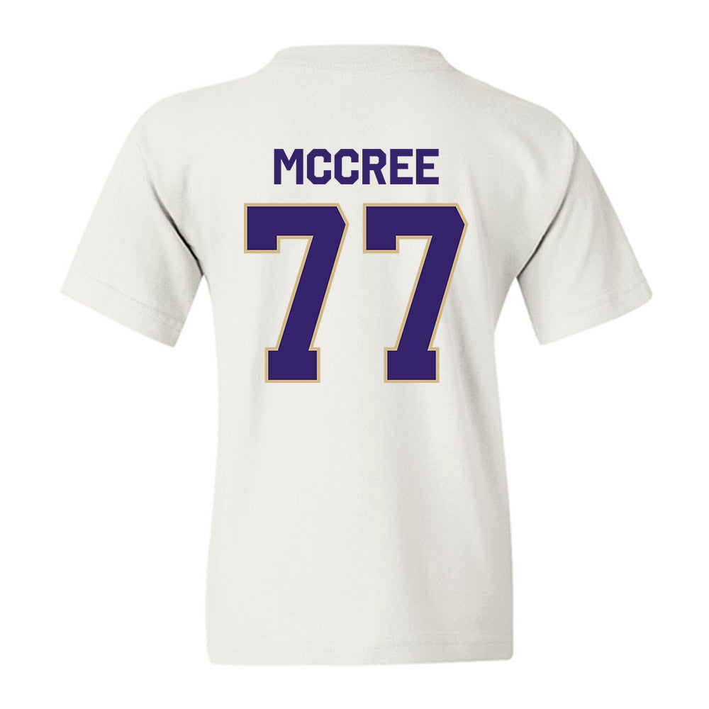 Washington - NCAA Football : Maximus McCree - Classic Shersey Youth T-Shirt-1