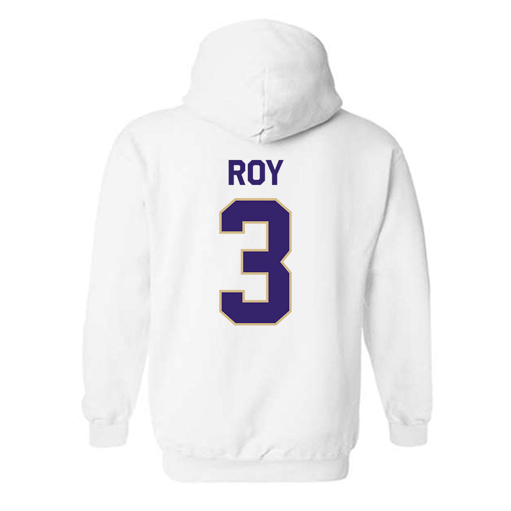 Washington - NCAA Men's Basketball : BJ Roy - Classic Shersey Hooded Sweatshirt-1