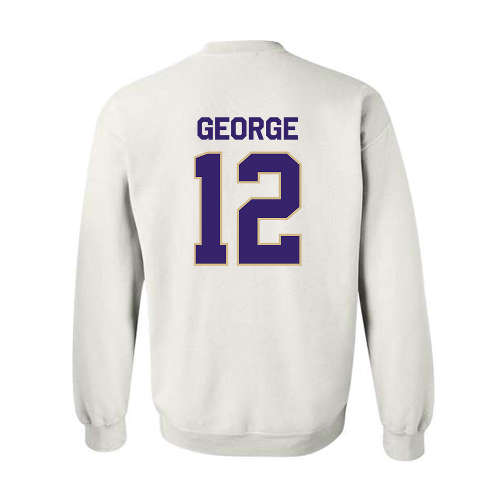 Washington - NCAA Football : Logan George - Classic Shersey Crewneck Sweatshirt-1
