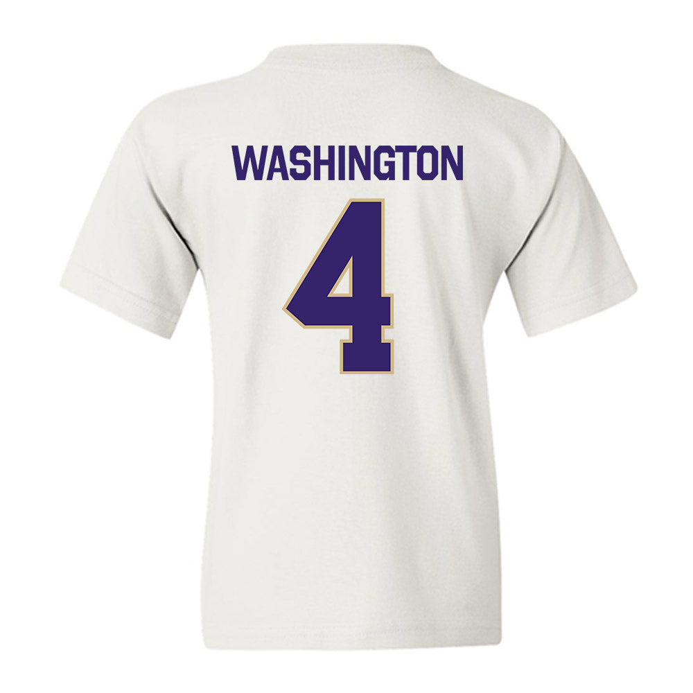 Washington - NCAA Football : Jordan Washington - Classic Shersey Youth T-Shirt-1