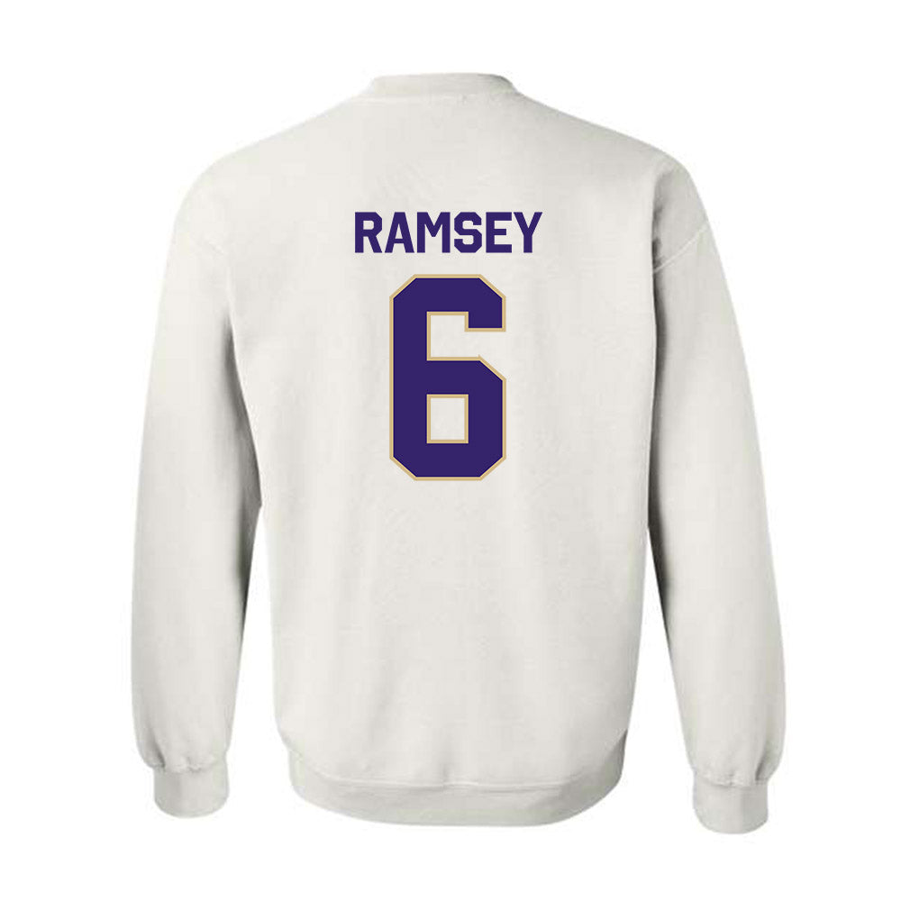Washington - NCAA Men's Soccer : Zach Ramsey - Classic Shersey Crewneck Sweatshirt-1