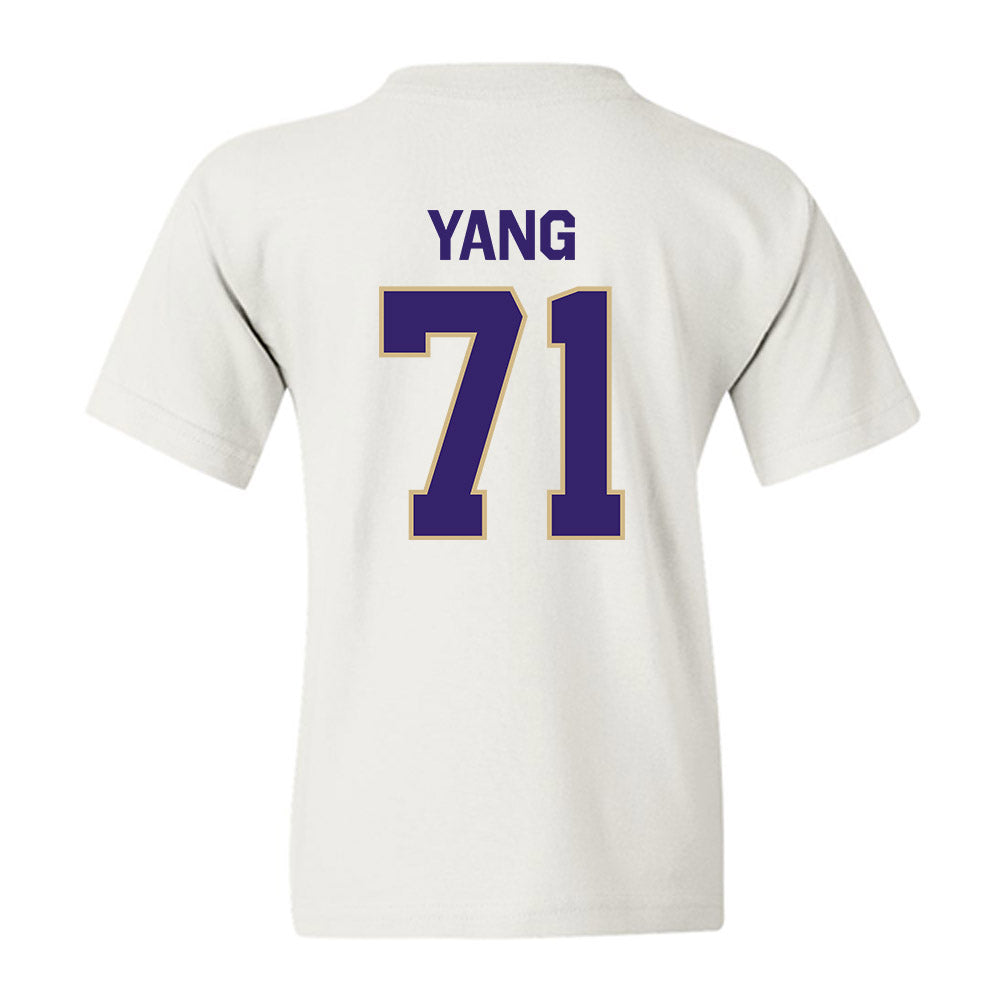 Washington - NCAA Football : Ah Deong Yang - Classic Shersey Youth T-Shirt-1
