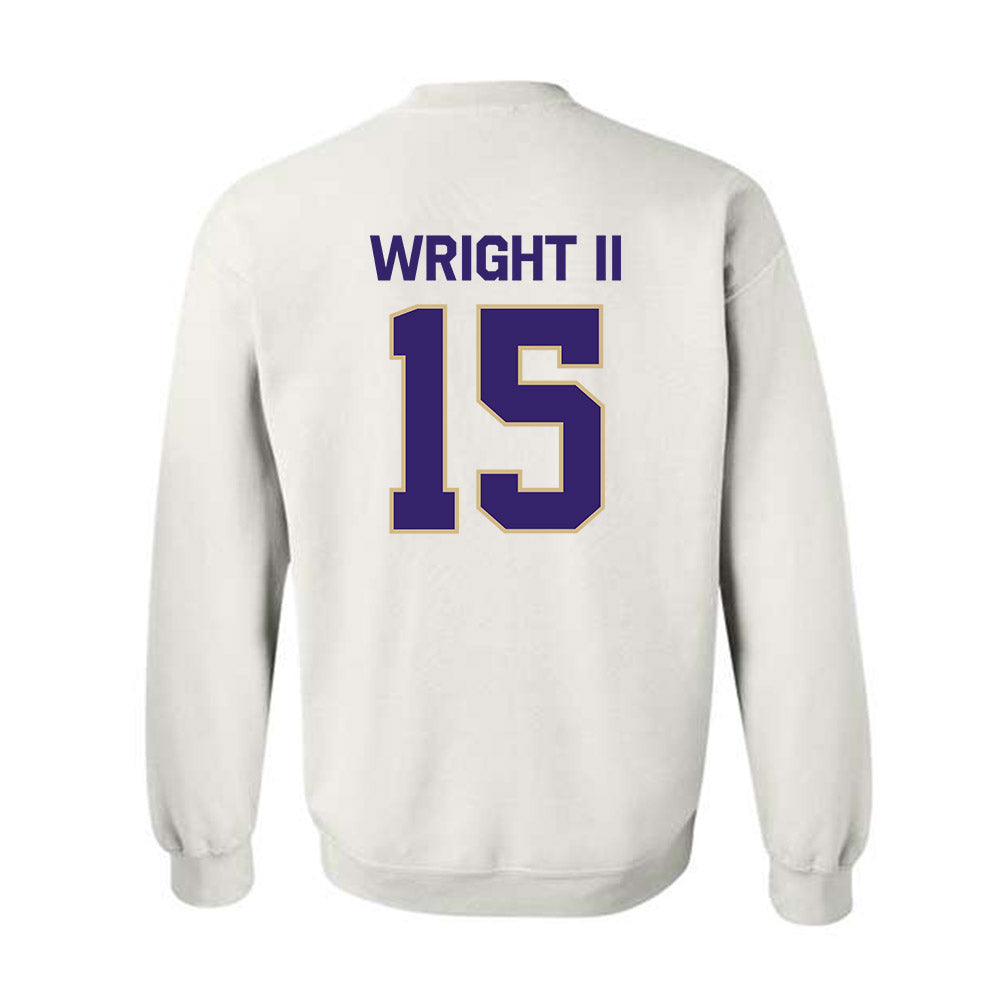 Washington - NCAA Football : Rahim Wright II - Classic Shersey Crewneck Sweatshirt-1