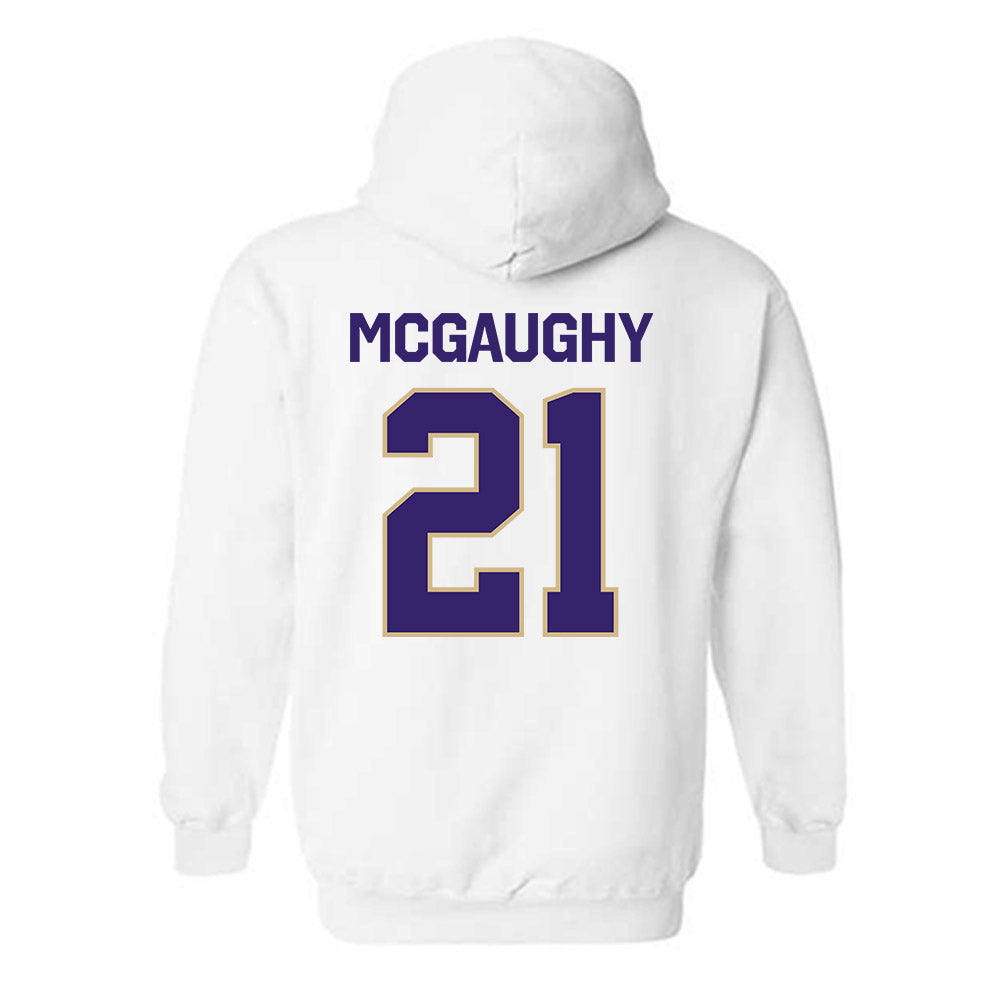 Washington - NCAA Women's Basketball : Brynn McGaughy - Classic Shersey Hooded Sweatshirt-1