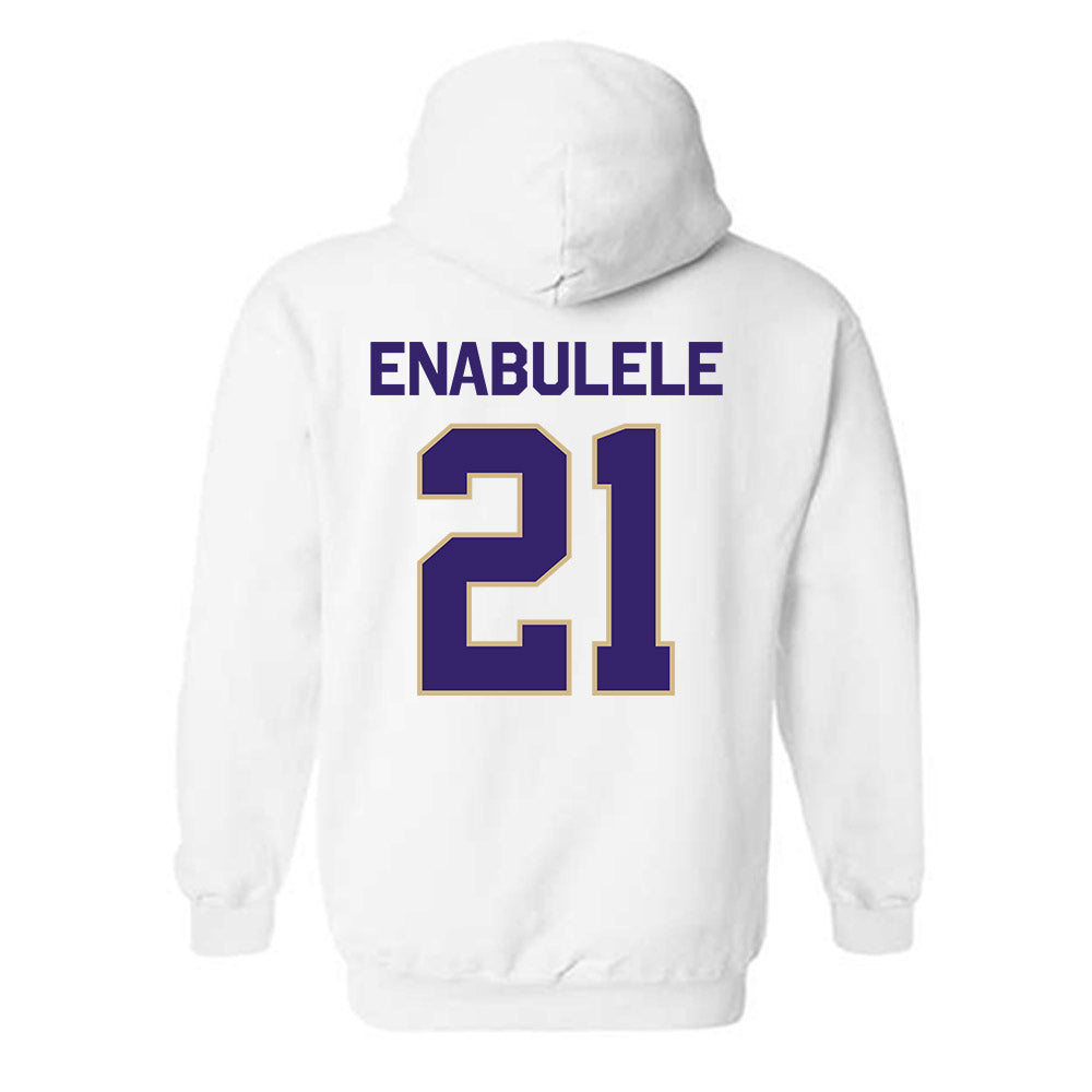 Washington - NCAA Men's Soccer : Osato Enabulele - Classic Shersey Hooded Sweatshirt-1