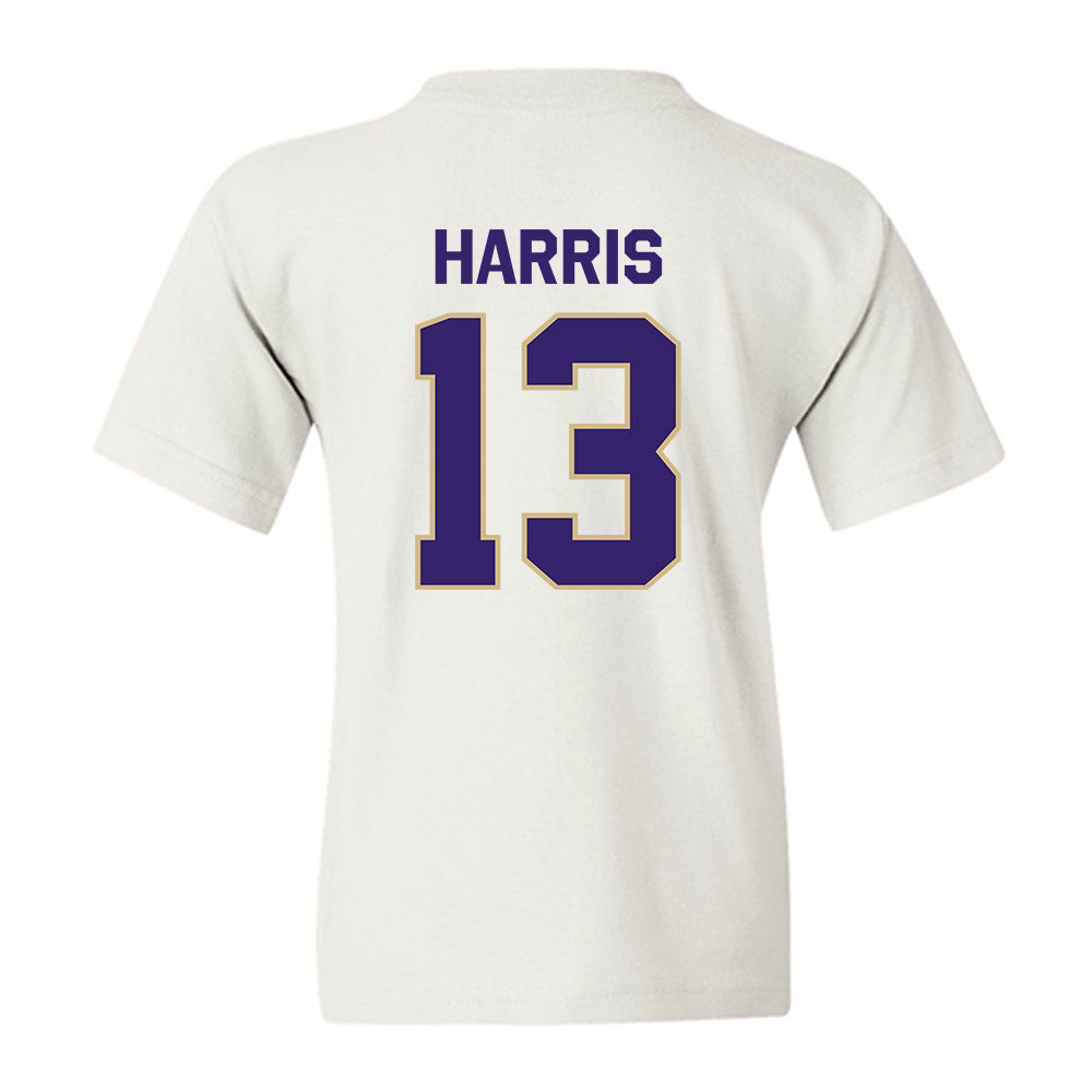 Washington - NCAA Football : Audric Harris - Classic Shersey Youth T-Shirt-1